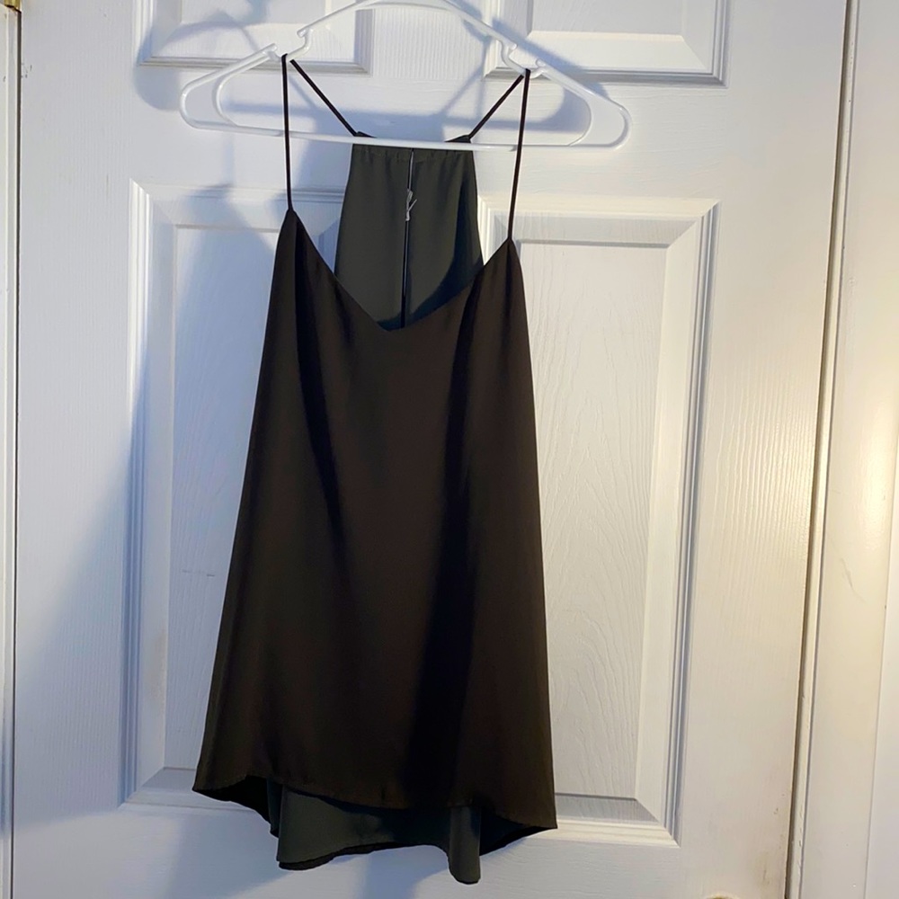 Lulus olive green tank top cami